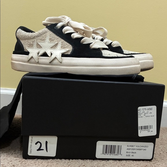 Amiri Birch Black Sneakers